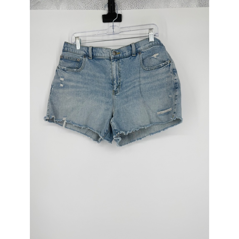 Aerie Womens Shorts Large Jorts Coastal Beachy Y2K Festival Causal 90s Boho